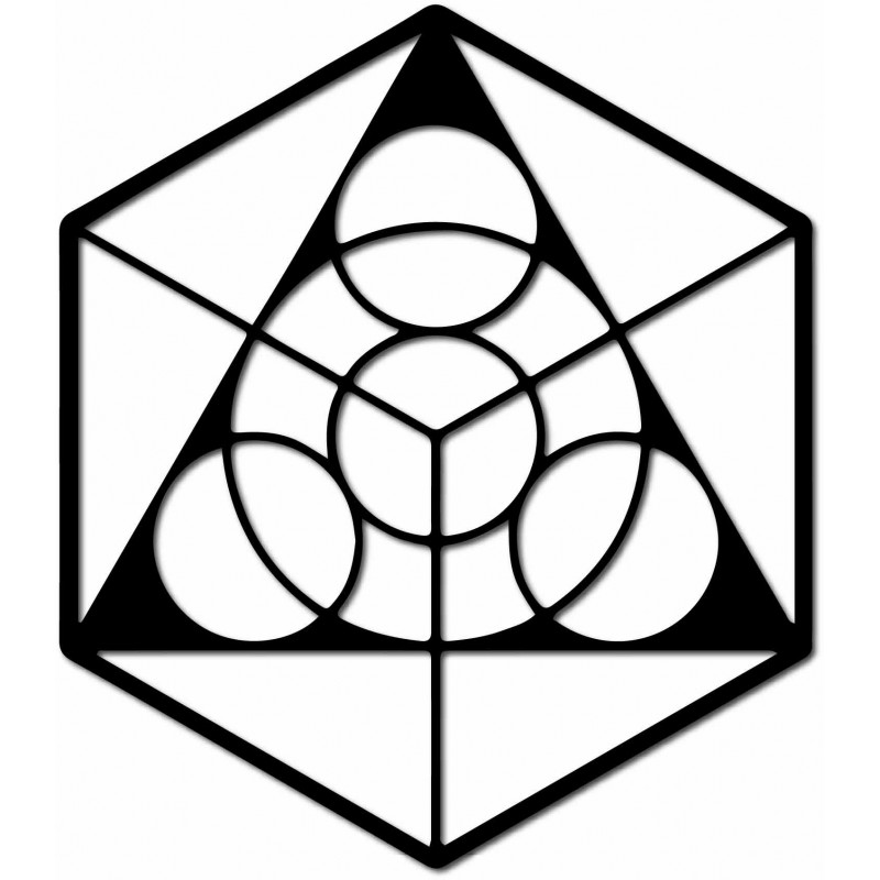 Pictură spațială pe perete din placaj,...