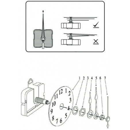 Ceas de perete DIY ROZMARIN cu autocolant picături Ceas de perete DIY ROZMARIN cu autocolant picături