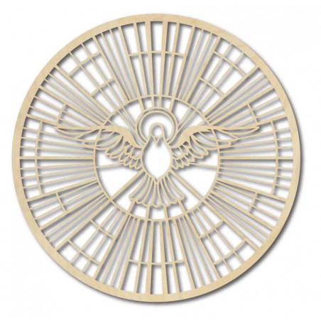 Imagine din lemn a unui porumbel - Simbol al Duhului Sfânt