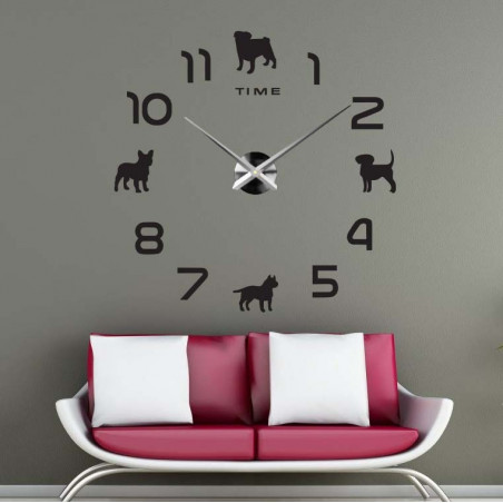 Ceas autocolant de perete - PES