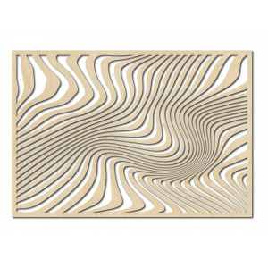 Pictură decorativă murală zebră și negru 2