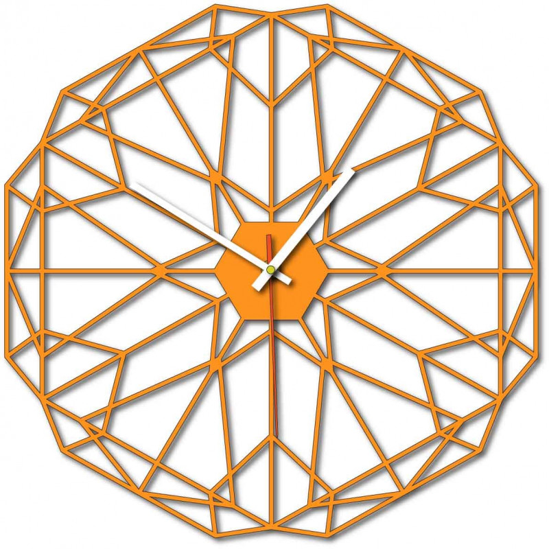 Ceas de perete geometric, de asemenea negru X0097