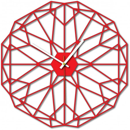 Ceas de perete geometric, de asemenea negru X0097