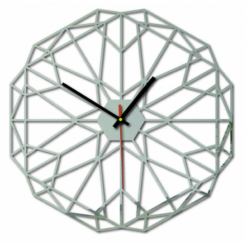 Ceas de perete geometric, de asemenea negru X0097