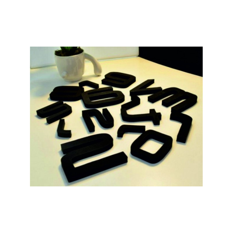 Ceas de perete adeziv 3D mare - ceas de perete adeziv 3D modern.