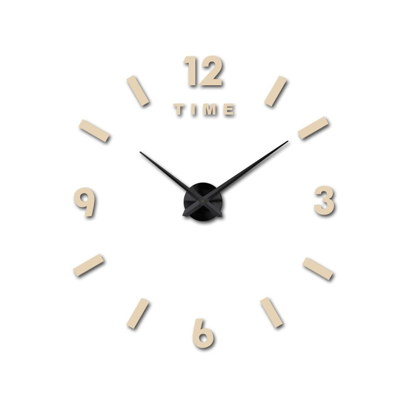 Ceas de perete mare - ceas de perete adeziv 3D modern. Ceasuri de perete pentru bucătărie și ceasuri de perete pentru camera de