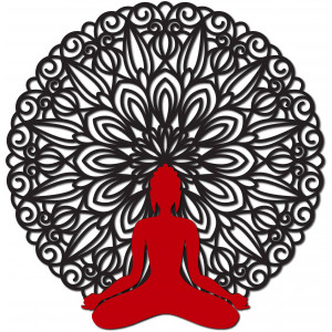 Sentop - Imagine Mandala 3D pe peretele designului de... 2