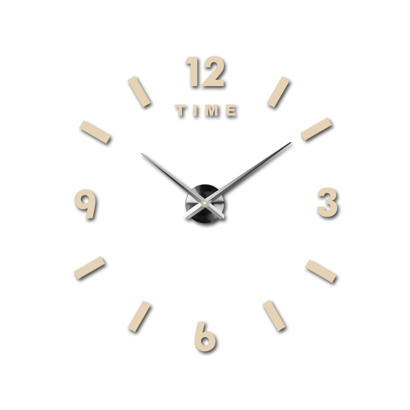 Ceas de perete mare - ceas de perete adeziv 3D modern. Ceasuri de perete pentru bucătărie și ceasuri de perete pentru camera de