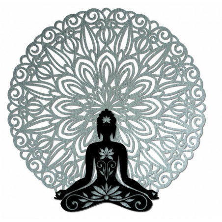 Pictură de perete 3D Buddha în mandala 50, 70, 90 cm