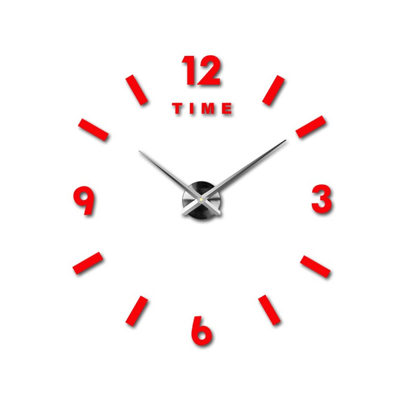 Ceas de perete mare - ceas de perete adeziv 3D modern. Ceasuri de perete pentru bucătărie și ceasuri de perete pentru camera de