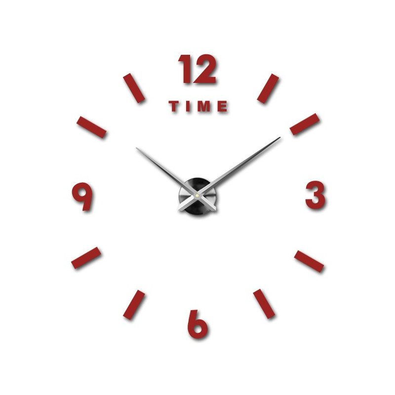 Ceas de perete mare - ceas de perete adeziv 3D modern. Ceasuri de perete pentru bucătărie și ceasuri de perete pentru camera de