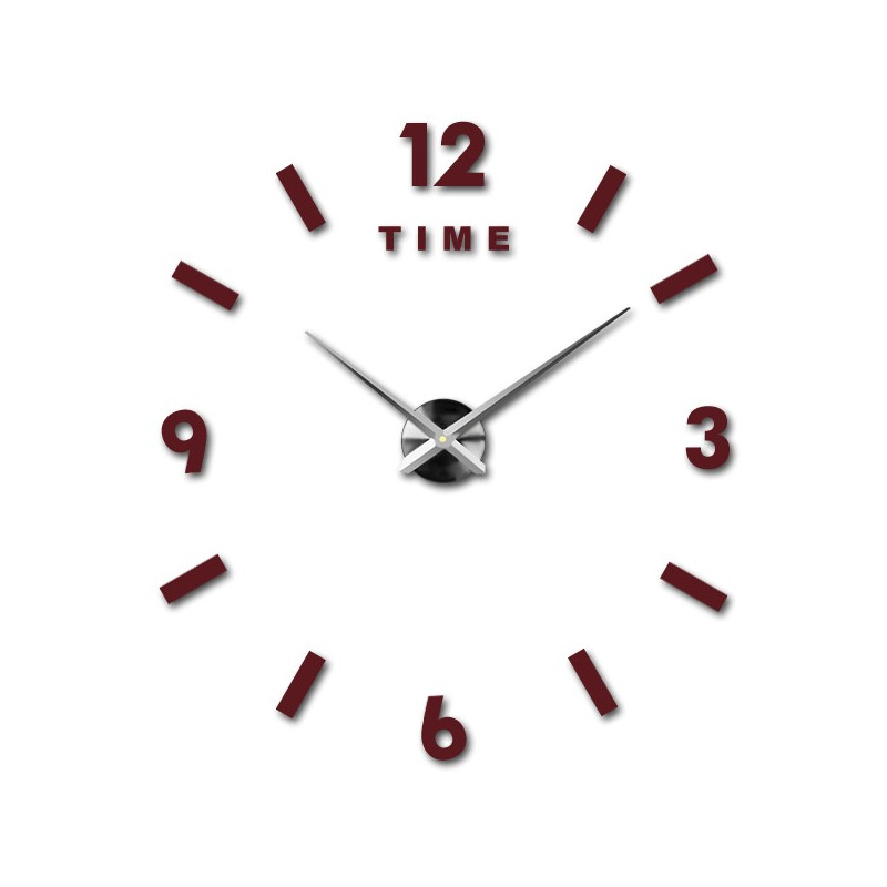 Ceas de perete mare - ceas de perete adeziv 3D modern. Ceasuri de perete pentru bucătărie și ceasuri de perete pentru camera de