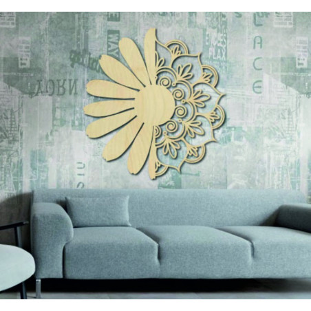 Pictură murală floare - MARGARET