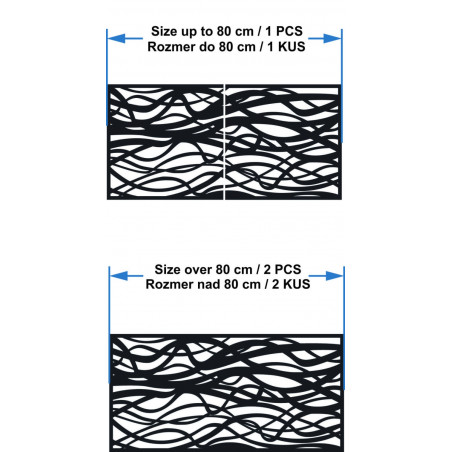 Imagine de perete din lemn cu ramuri - HARABASO