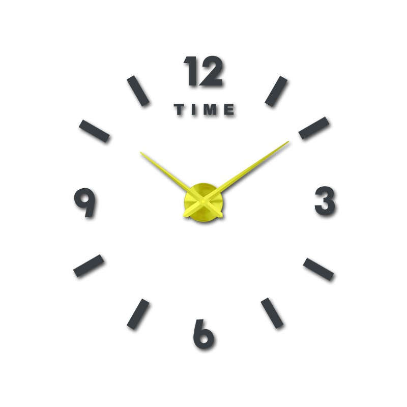 Ceas de perete mare - ceas de perete adeziv 3D modern. Ceasuri de perete pentru bucătărie și ceasuri de perete pentru camera de