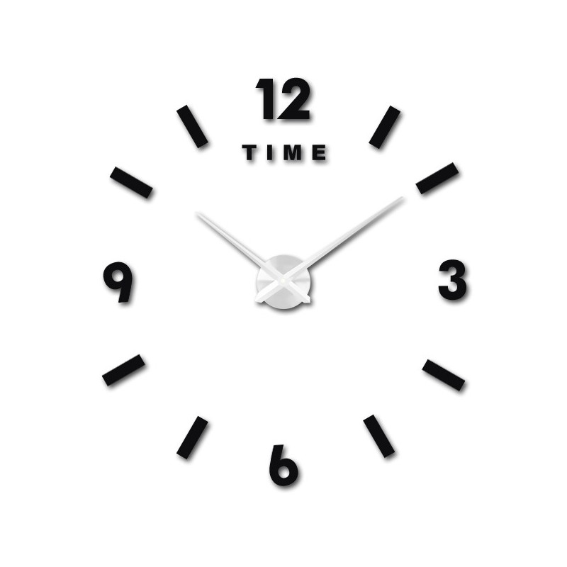 Ceas de perete mare - ceas de perete adeziv 3D modern. Ceasuri de perete pentru bucătărie și ceasuri de perete pentru camera de