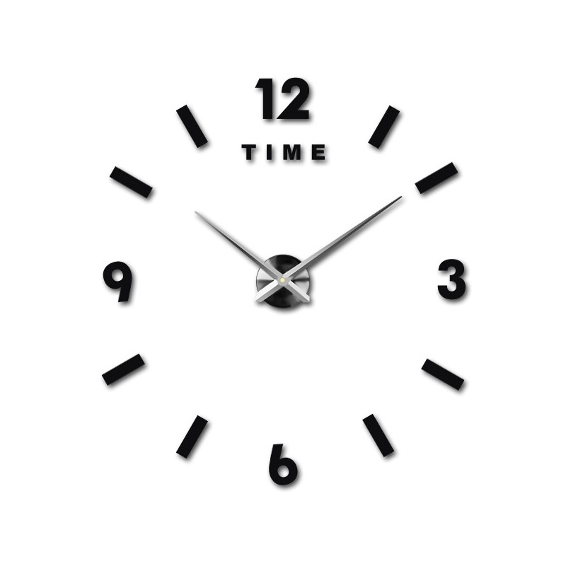 Ceas de perete mare - ceas de perete adeziv 3D modern. Ceasuri de perete pentru bucătărie și ceasuri de perete pentru camera de