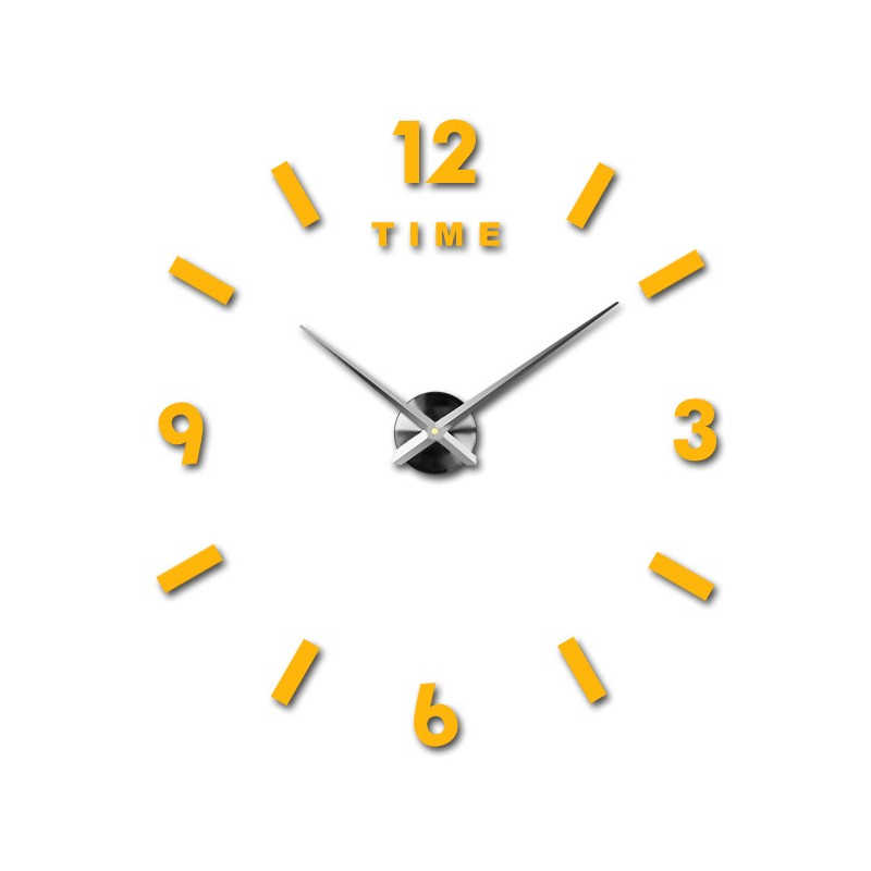 Ceas de perete mare - ceas de perete adeziv 3D modern. Ceasuri de perete pentru bucătărie și ceasuri de perete pentru camera de
