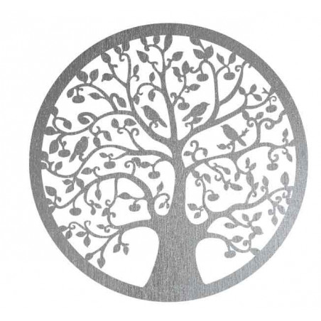 Tablou din lemn cu un copac și păsări - HOJNISŤ