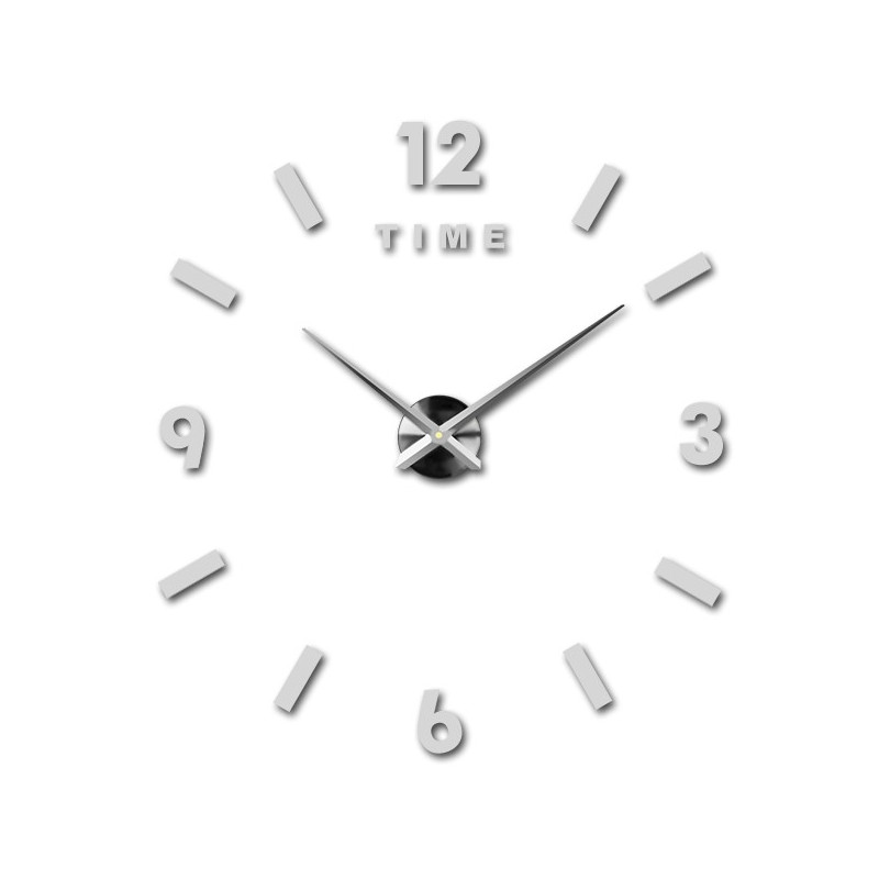 Ceas de perete mare - ceas de perete adeziv 3D modern. Ceasuri de perete pentru bucătărie și ceasuri de perete pentru camera de