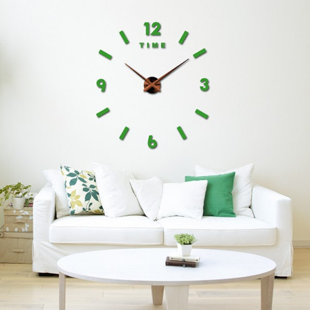 Ceas de perete mare - ceas de perete adeziv 3D modern. Ceasuri de perete pentru bucătărie și ceasuri de perete pentru camera de  Ceas de perete mare - ceas de perete adeziv 3D modern. Ceasuri de perete pentru bucătărie și ceasuri de perete pentru camera de