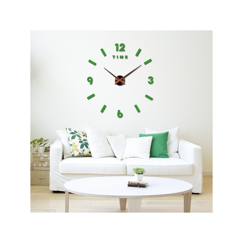 Ceas de perete mare - ceas de perete adeziv 3D modern. Ceasuri de perete pentru bucătărie și ceasuri de perete pentru camera de
