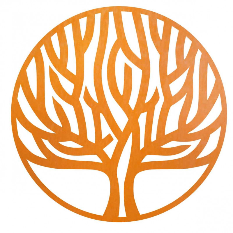 Pictură stilizată din lemn Copacul vieții -...