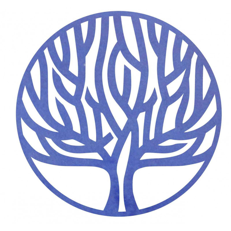 Pictură stilizată din lemn Copacul vieții -...