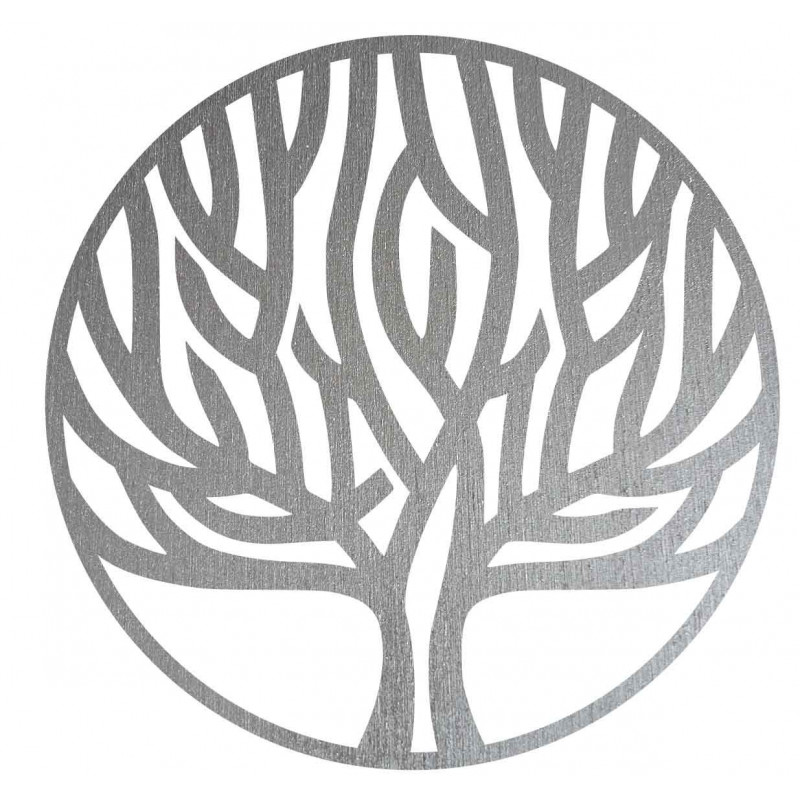 Pictură stilizată din lemn Copacul vieții -...