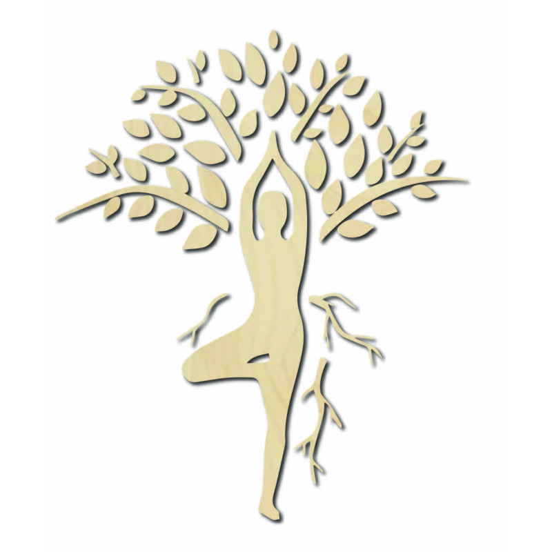 Pictura de perete yoghin și copac - HARMONY