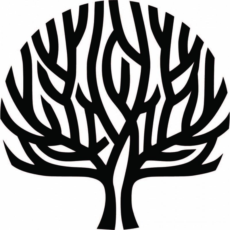 Imagine de perete modernă din lemn copac vânt...