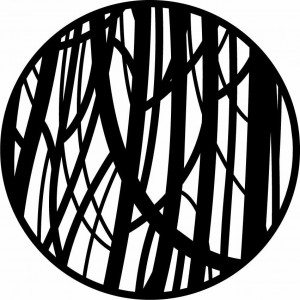 Decor de perete din lemn cu motive de copac - HOGGFOG 2