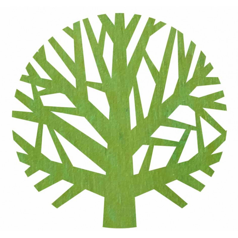 Pictură murală din lemn, copac, realizată din...