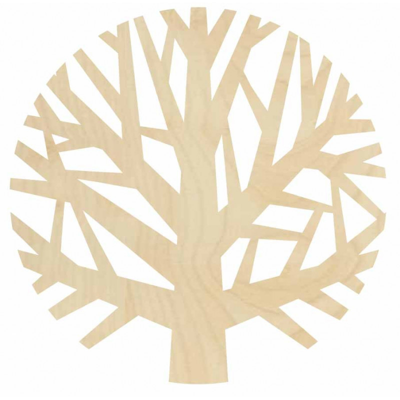 Pictură murală din lemn, copac, realizată din...