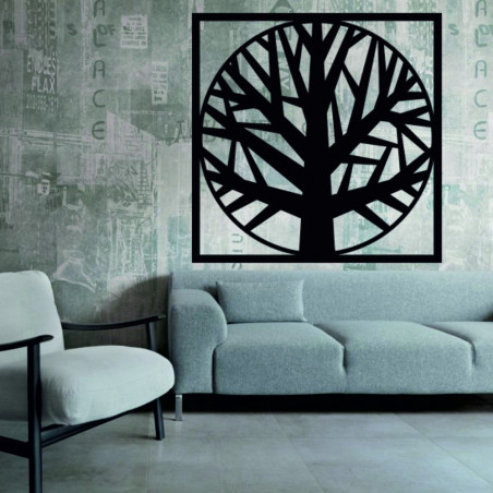 Imagine din lemn a unui copac într-un cadru - OMARF