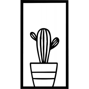 Pictură modernă pe perete - CACTUS TABOL | SENTOP 2