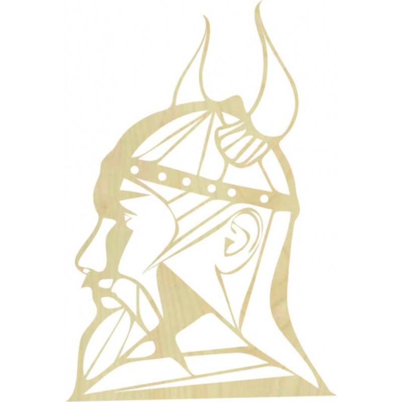Imagine din lemn sculptat pentru perete Viking - RAGNAR