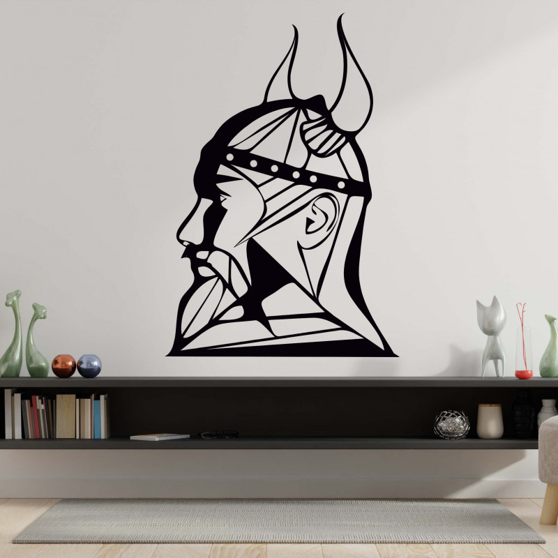 Imagine din lemn sculptat pentru perete Viking - RAGNAR