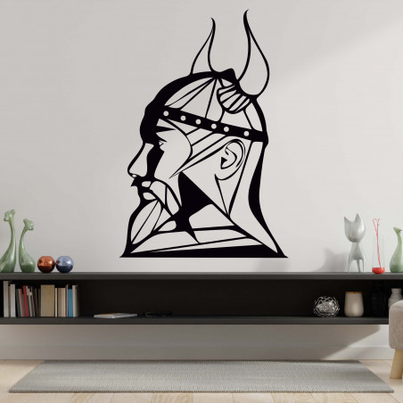 Imagine din lemn sculptat pentru perete Viking - RAGNAR