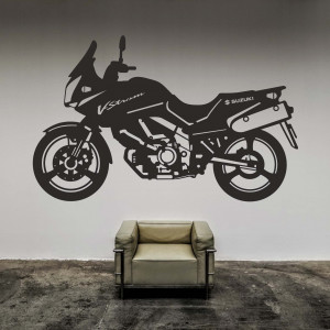 Pictură murală elegantă pe motocicletă - SUZUKI