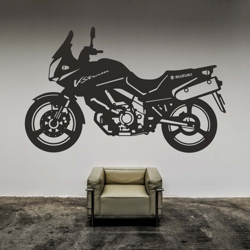 Pictură murală elegantă pe motocicletă - SUZUKI