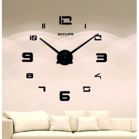 Ceas de perete cu oglindă adezivă PROFI CLOCK 3D Ceas de perete cu oglindă adezivă PROFI CLOCK 3D