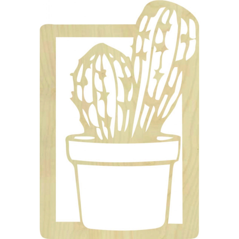 Pictură de perete sculptată - CACTUS MAGNU |...