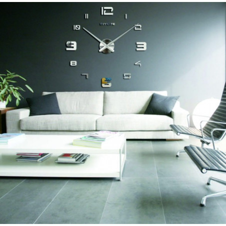 Ceas de perete cu oglindă adezivă PROFI CLOCK 3D Ceas de perete cu oglindă adezivă PROFI CLOCK 3D