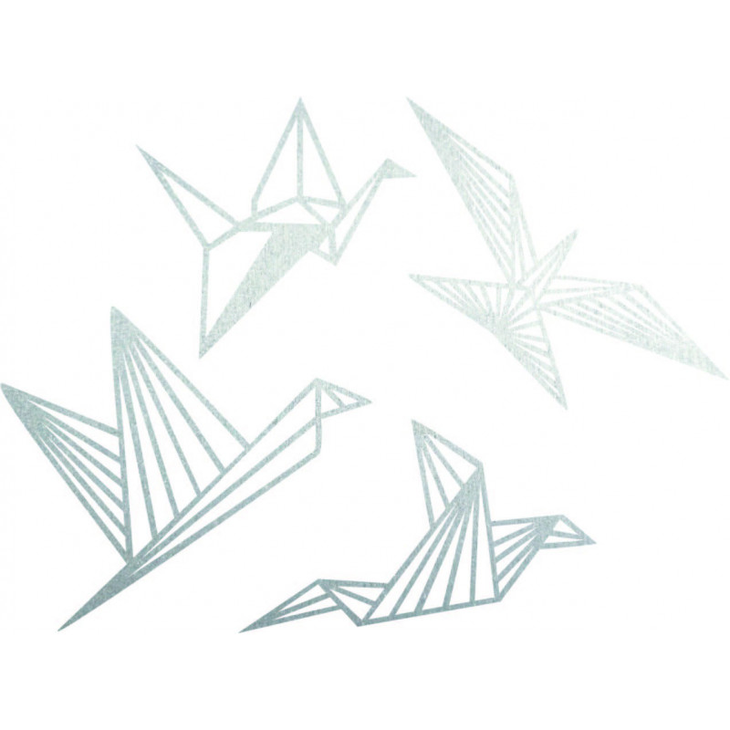 Pictură murală modernă - păsări libere 4 buc -...