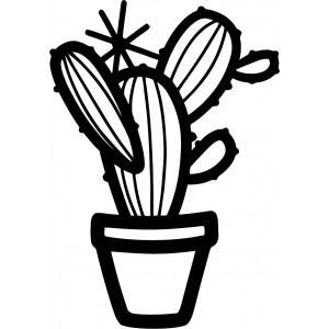 Pictură de perete elegantă - CACTUS CARIS | SENTOP 2