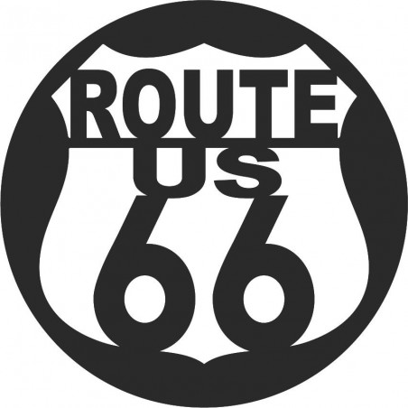 Imagine de perete din lemn U.S. ROUTE 66