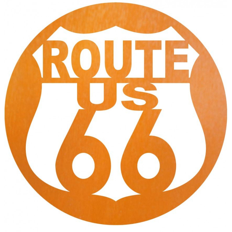 Imagine de perete din lemn U.S. ROUTE 66