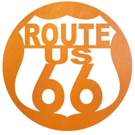 Imagine de perete din lemn U.S. ROUTE 66