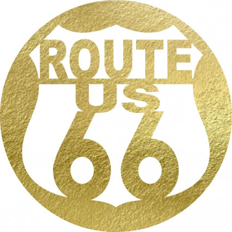 Imagine de perete din lemn U.S. ROUTE 66